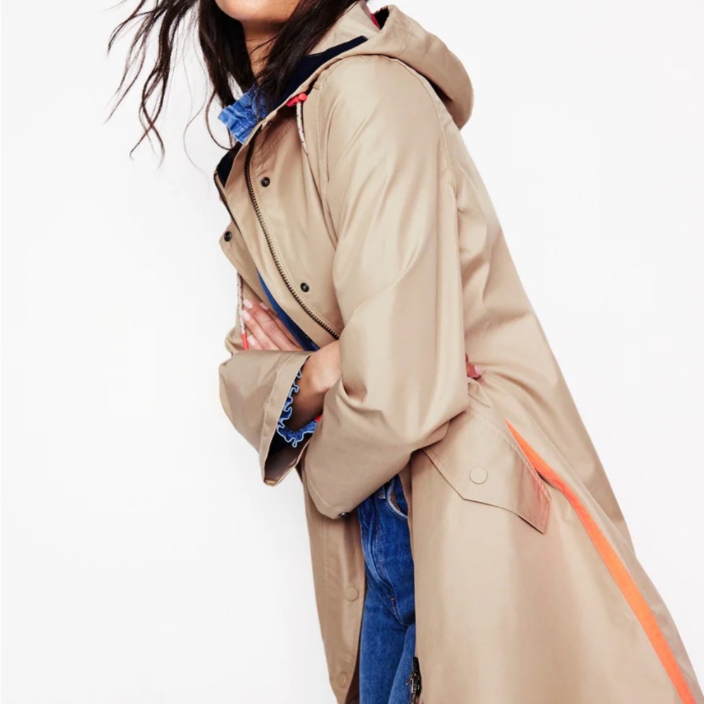 Boden Tan Trench Coat